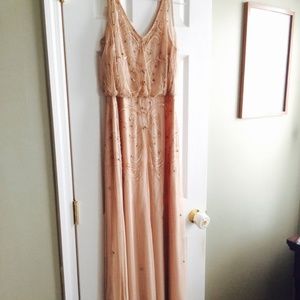 Gorgeous Adrianna Papell blouson gown sz 2 (sm-m)